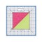 June Tailor Get Squared Ruler 8½" Outer / 4½" Inner – Quilting Square Ruler for Accurate Block Trimming & Fussy Cutting